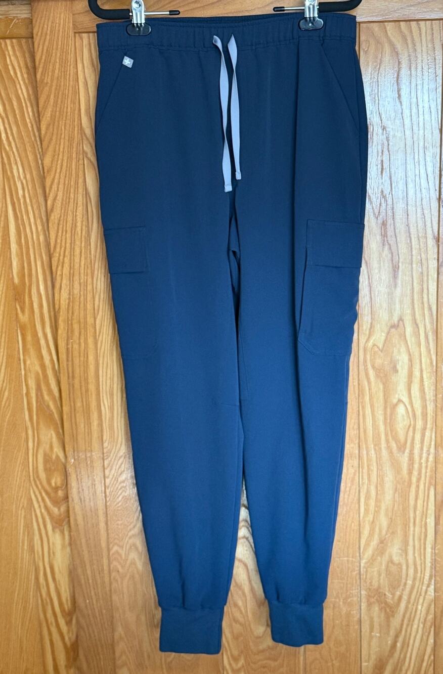 Women's FIGS Technical Collection Scrub Pants - Blue/Gray, M